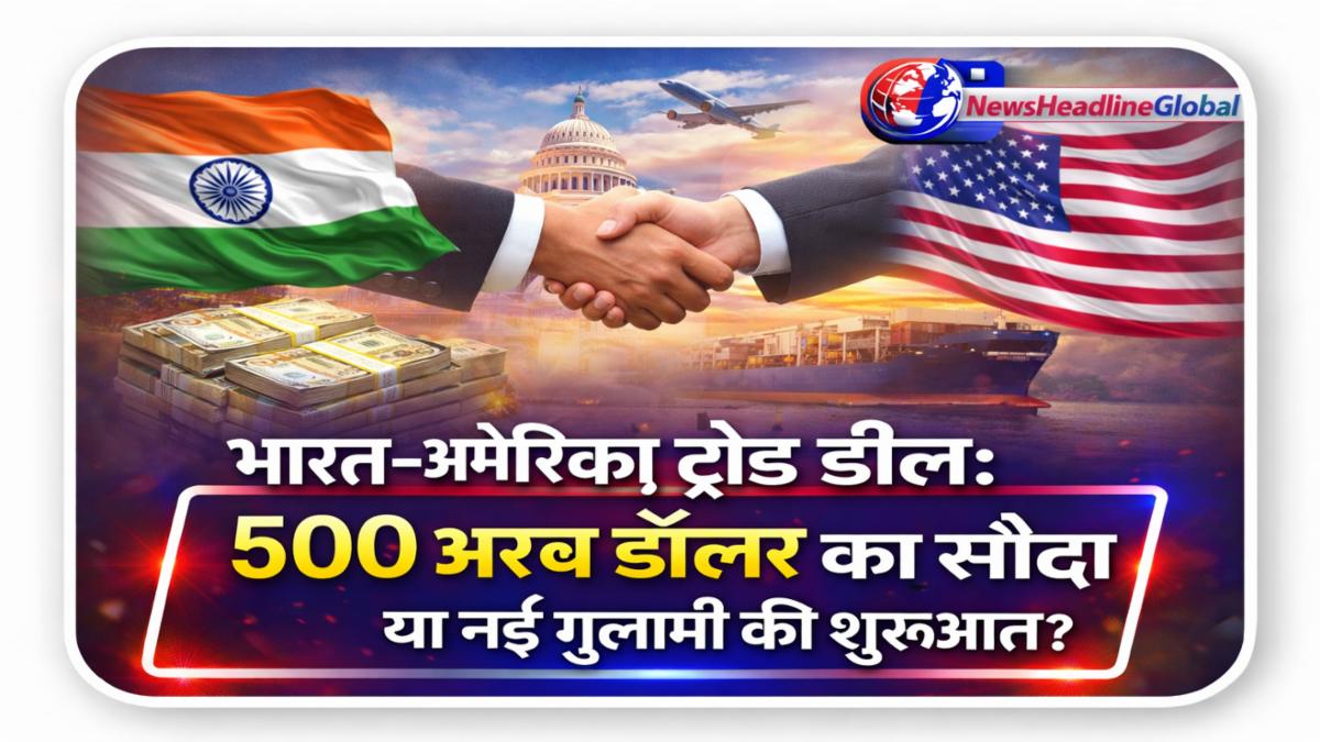भारत अमेरिका ट्रेड डील: 500 अरब डॉलर सौदा नई गुलामी शुरुआत 