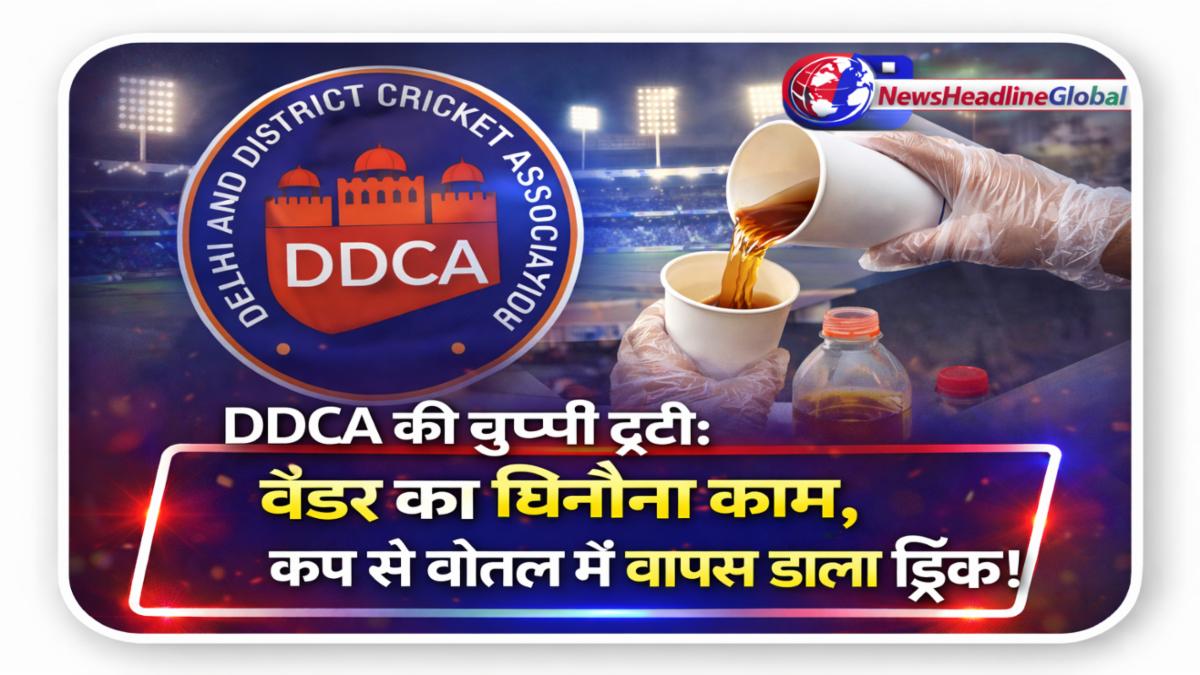 DDCA शर्मनाक सच: दूध बाद स्टेडियम जूठा कोल्ड ड्रिंक वेंडर