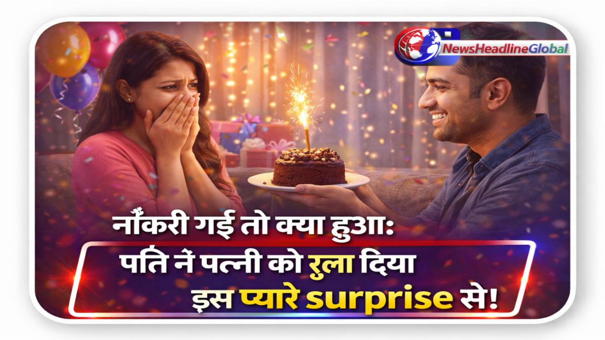 नौकरी गई क्या हुआ: पति पत्नी रुला दिया प्यारे surprise 